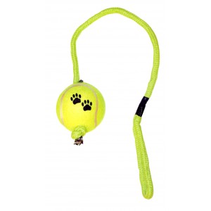 Karlie | Chien | Balle de tennis avec corde de 45 cm