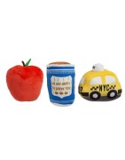 Pearhead | Chien | Lot de 3 peluches NYC sonores
