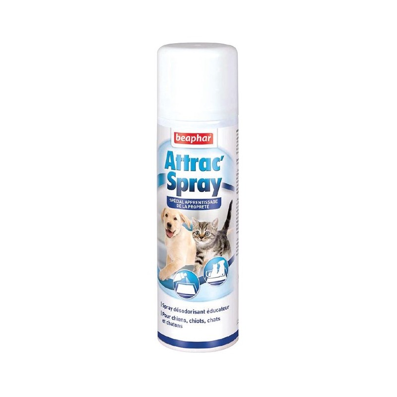 Spray attractif éducateur pour chiot et chaton apprentissage à la propreté | Beaphar