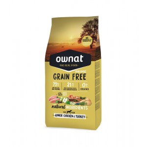 Ownat | Chien | Croquette Sans Céréales PRIME JUNIOR Poulet et Dinde