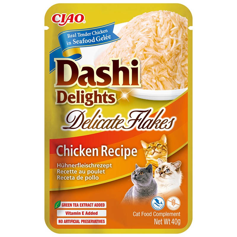 INABA Chat Dashi Delicate Flakes – Poulet – 40 g