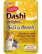 INABA Chat Dashi Delights Silky Broth – Poulet & Fromage – 40 g