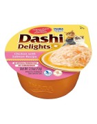INABA Chat Dashi Delights – Poulet & Saumon – 70 g