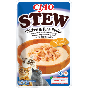 INABA Chat Ciao Stew – Poulet & Thon – 40 g