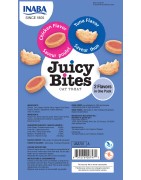 INABA Chat Juicy Bites – Thon & Poulet – Pack de 3 – 33,9 g