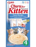 INABA Chat Churu Kitten – Thon – Pack de 4 – 56 g