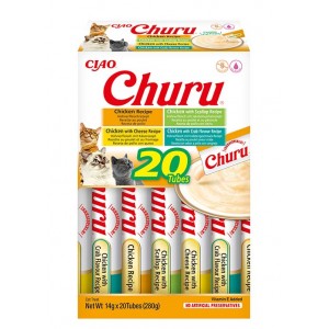 INABA Chat Churu – Poulet – Multipack 20 pièces – 280 g