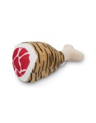 Peluche jambon tigré | Jouet pour chien et chiot