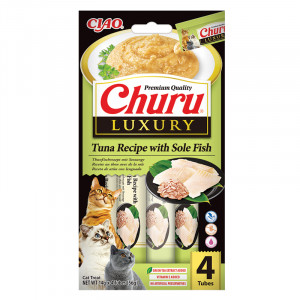 INABA Chat Churu Luxury – Thon & Sole – Pack de 14 – 56 g