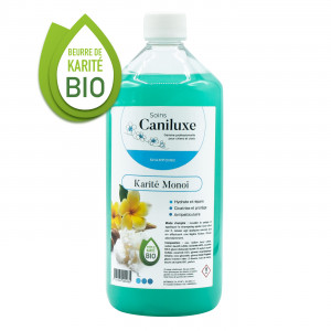 Shampoing pour chiens et chats aux poils secs Caniluxe - Karité Monoi
