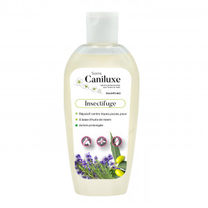 Shampoing antiparasitaire pour chien insectifuge contre les tiques, poux et puces Caniluxe