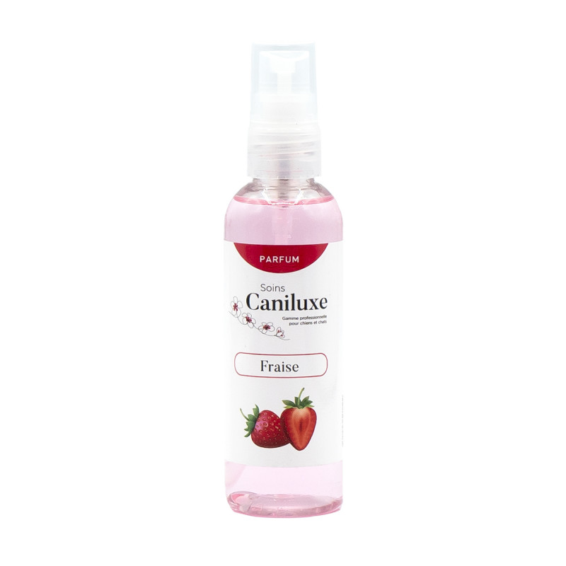 Parfum pour chien et chiot | Caniluxe Fraise | Senteur gourmande | 100 ml