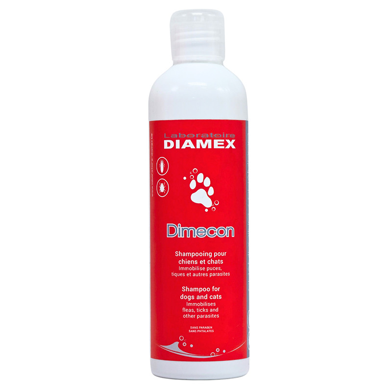 DIAMEX Dimecon | Shampoing insectifuge pour chien et chat