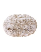Coussin POILU beige - BOBBY