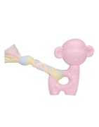 Jouet Chiot Sonore TPE & Tresse Coton | Couineur Interne | 10 cm