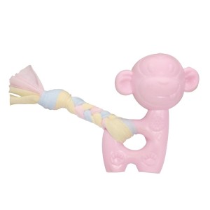 Jouet Chiot Sonore TPE & Tresse Coton | Couineur Interne | 10 cm