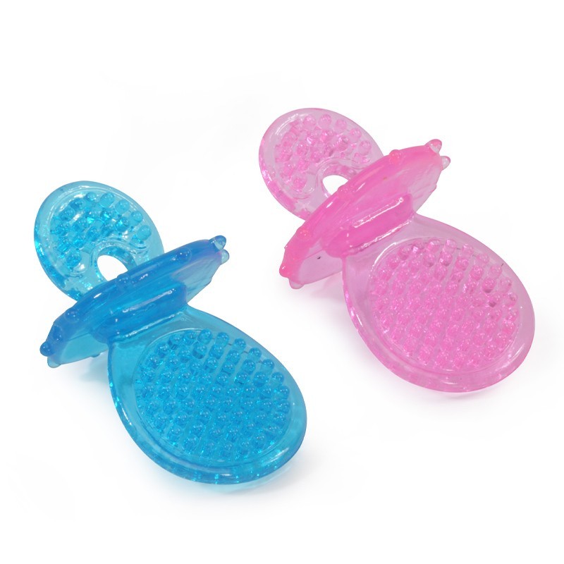 Jouet Sucette TPR pour Chiot et Petit Chien | Mordillage Doux | 9 cm