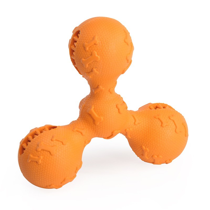 Jouet Distributeur Friandises Caoutchouc TPR pour Chien | Récompense & Éveil | 14,5 cm