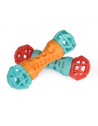 Bâton Flottant Sonore TPR pour Chien | Couineur & Distributeur Friandises | 22 cm