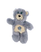 Peluche Ours Liv l’Emotive pour Chien | Doudou Gris Original | 21x18 cm