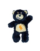 Peluche Ours Max la Menace pour Chien | Doudou Noir Original | 21x18 cm