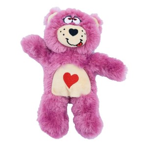 Peluche Ours Jasmin la Câline pour Chien | Doudou Rose Coquin | 21x18 cm