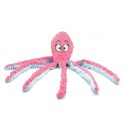 Peluche Pieuvre Sonore : Couleur:Rose