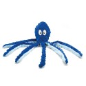 Peluche Pieuvre Sonore : Couleur:Bleu