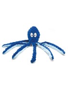 Peluche Pieuvre Sonore pour Chien | Squeaker & Bruit Papier | 47 cm