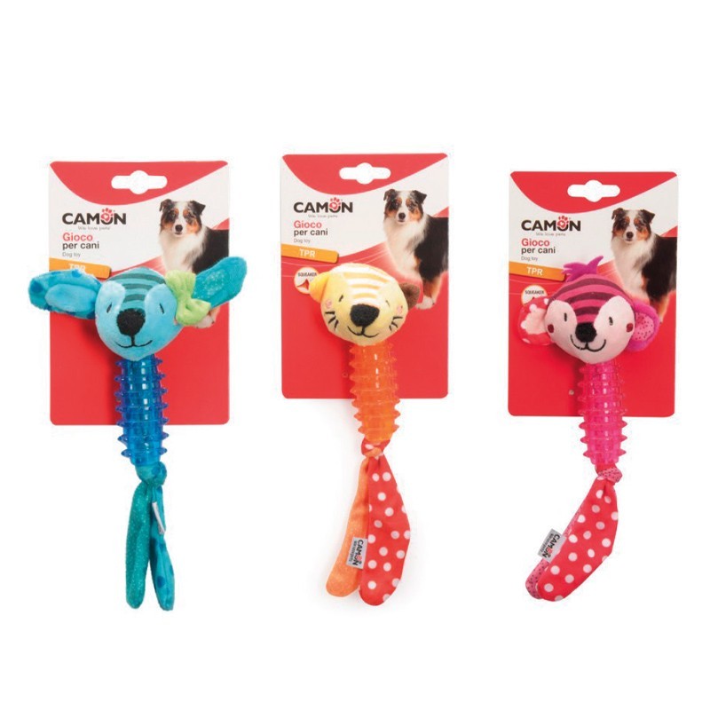 Peluche Sonore Corps TPR pour Chien | Couineur & Résistante | 15 cm