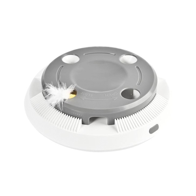Jouet Électronique Plume Rotative pour Chat | Automatique & Interactif | Ø 23,6 cm