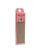 Griffoir Carton Léopard pour Chat | À Poser ou Suspendre | Catnip Inclus | 45 cm