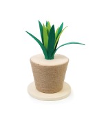 Griffoir Pot Agave Sisal pour Chat | Design & Naturel | Ø 30 x H 40 cm