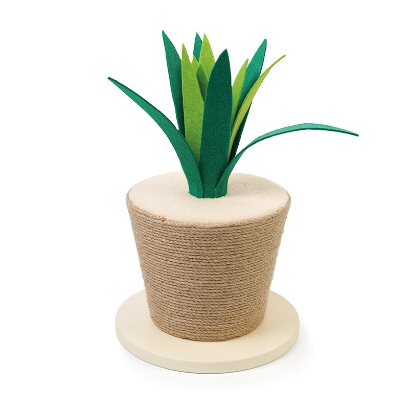 Griffoir Pot Agave Sisal pour Chat | Design & Naturel | Ø 30 x H 40 cm