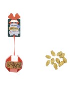 Boule de Noël Friandises Chat Catnip Cookies Poulet Thon | À Accrocher au Sapin | 30 g