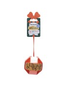 Boule de Noël Friandises Chat Catnip Cookies Poulet Thon | À Accrocher au Sapin | 30 g