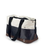 Sac de transport pour chien en nylon motif pois KIOMI