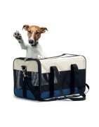 Sac de transport en toile pour chien | Spacieux, aéré et pliable
