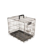 Cage métal pour chien pliante fond ABS | Solidité et sécurité