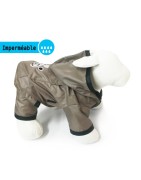 Combinaison souple imperméable pour chien avec manches 4 pattes