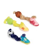Chaussure avec balle de sport en vinyle | Jouet pour chien et chiot