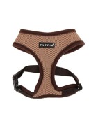 Harnais PUPPIA SOFT beige ultra confortable pour chien