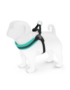 Harnais confort ajustable TRE PONTI pour chien avec clip | Bleu menthe