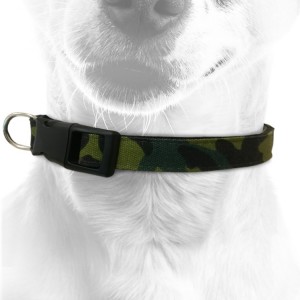 Collier pour chien en nylon camouflage