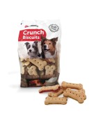 Sachet de biscuits pour chien en forme d'os fourrés
