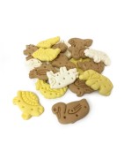 Sachet de biscuits pour chien en forme animaux 100% végétal saveur lait