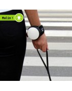 Laisse bracelet à enrouleur pour chien et chat | 30 kg | Lishinu