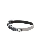 Collier cuir réfléchissant pour chat PORTE ADRESSE| BOBBY