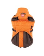 Manteau pour chien Puppia Mountaineer | Orange avec harnais intégré
