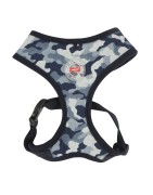Harnais réglable pour chien | Puppia BOBBY | Camouflage bleu